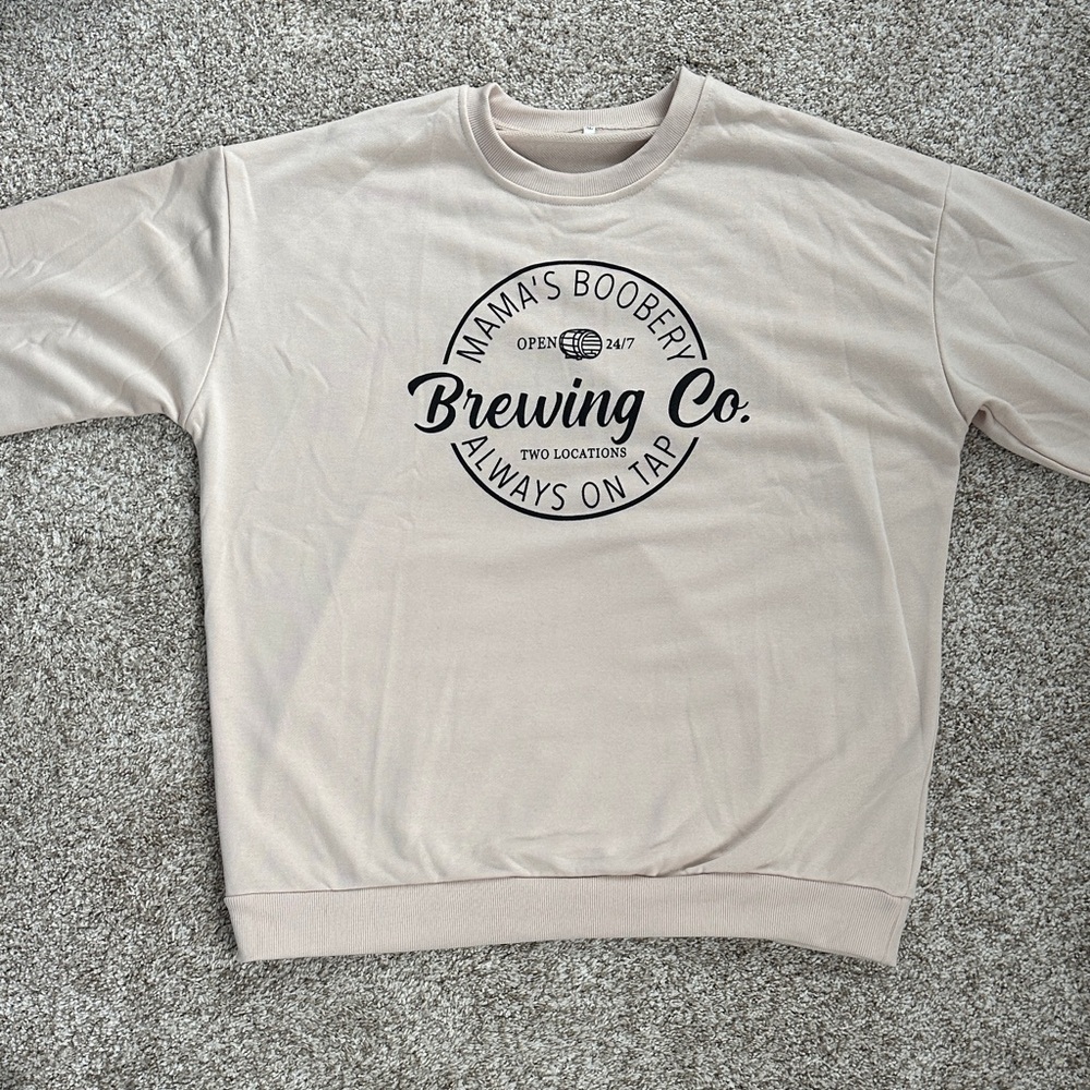 Mama’s Boobery Crew Neck Sweatshirt